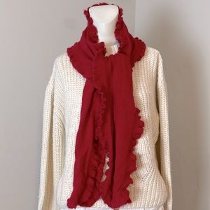 Nordstrom 🥰 100% Red ❤️ cashmere scarf